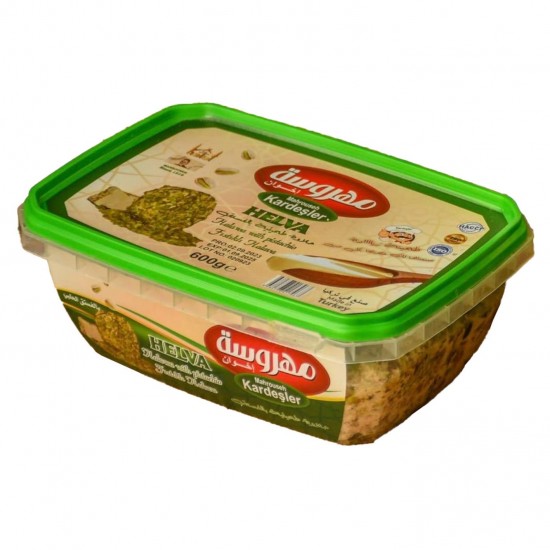 حلاورة مهروسة 600 غ × 12 اخوان 