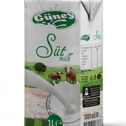 حليب GÜNEY نص دسم 1 ليتر× 12 