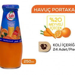 عصير سلس صغير برتقال وجزر × 24 