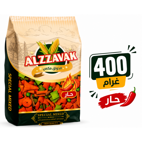 الذواق صينية ماكس حار 400 غ × 10 