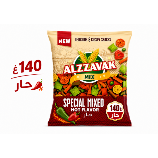 الذواق صينية ماكس حار 140غ × 14 