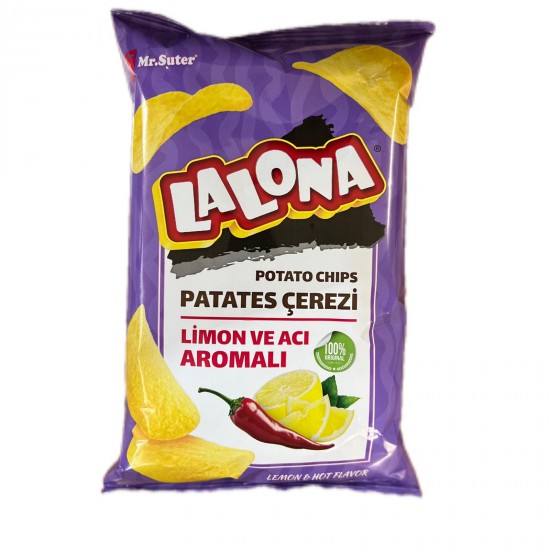 LALONA شرائح ليمون حار 32غ × 24 