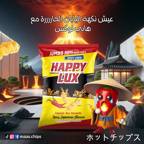 HAPPY نفش الياباني حار 70غ × 20